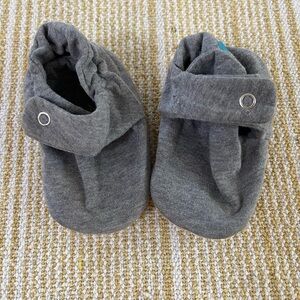 Soft Gray Kids Slippers